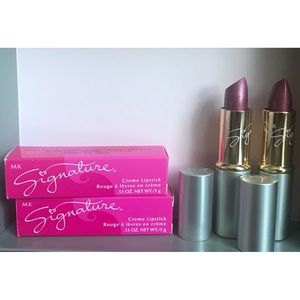 2 Mary Kay Strike A Pose Rose Signature Creme Lipsticks